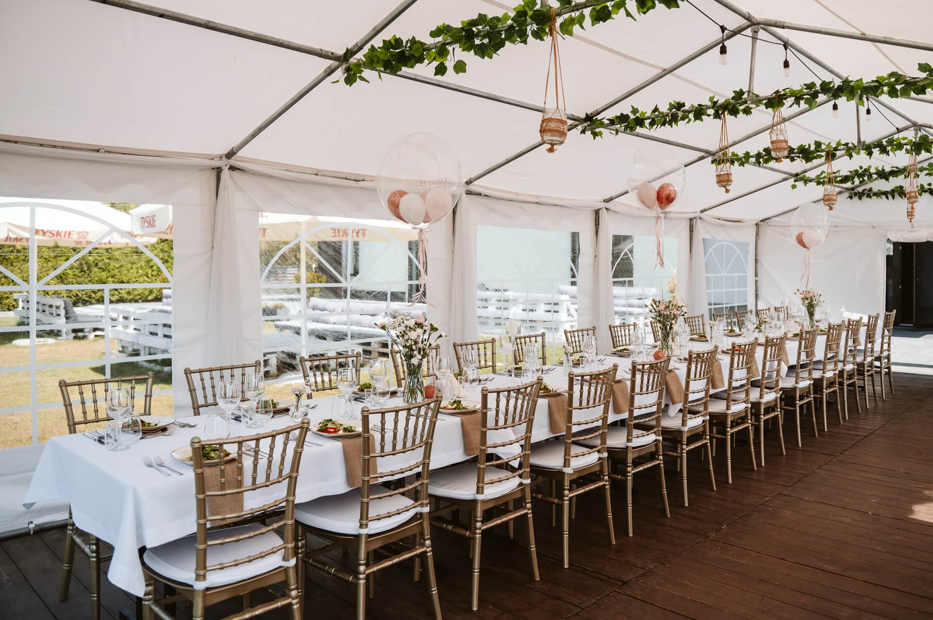 Wnętrze sali La Palette Garden